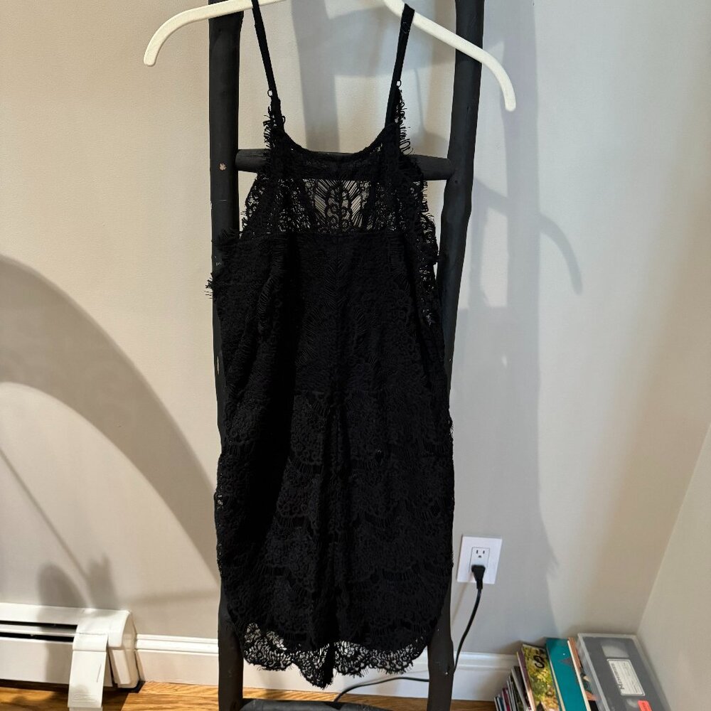 Free People Lace Black Dress
